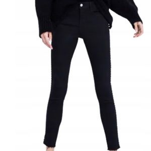 Zara Black mid rise skinny jeans